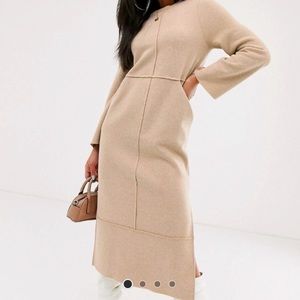 ASOS Exposed Seam Soft cotton
Patch Pocket Midi Dress